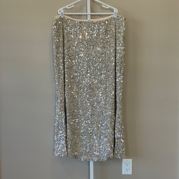 NWT Old Navy Luxe Sequin Maxi Skirt from Holiday Collection - Picture 6 of 13